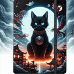 Mxfdegf Lenovo Tab M9 Cover Black Cat