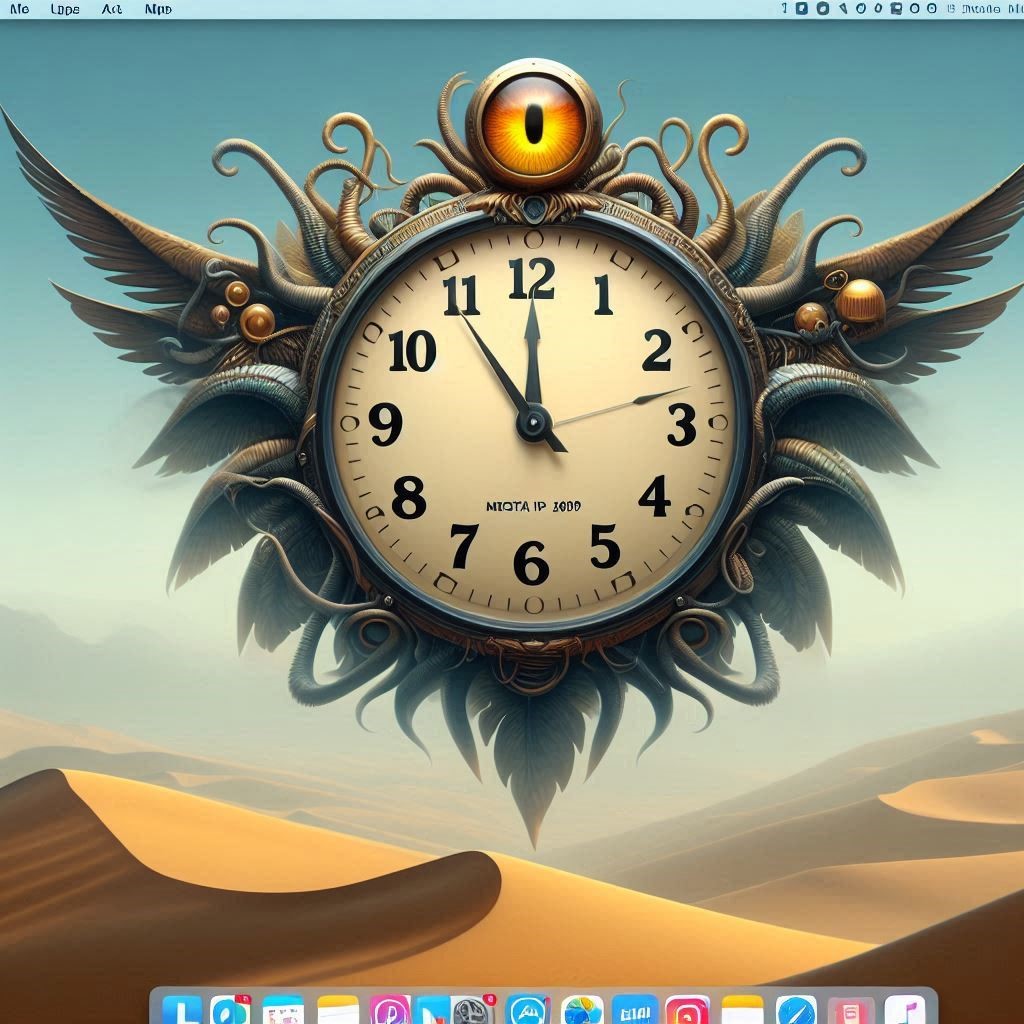 Mac sonoma clock visibility in apps