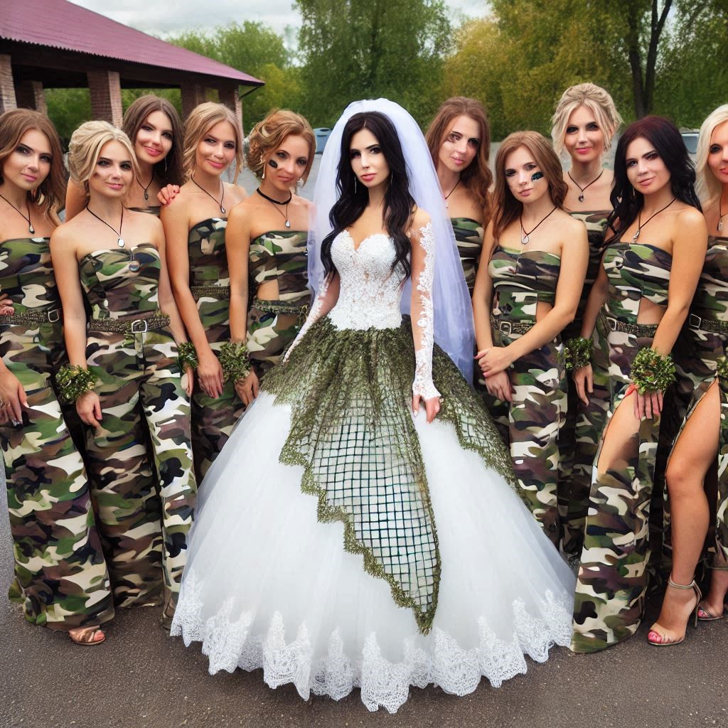 Camo Wedding Dresses